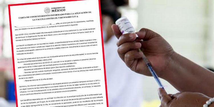 Esta Es La Carta Que Deben Firmar Para Vacunar A Menores Poblanos