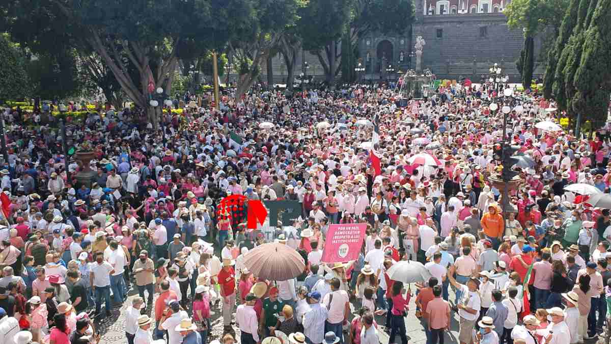 Marcha En Defensa Del Ine Suma A Mil Personas En Puebla