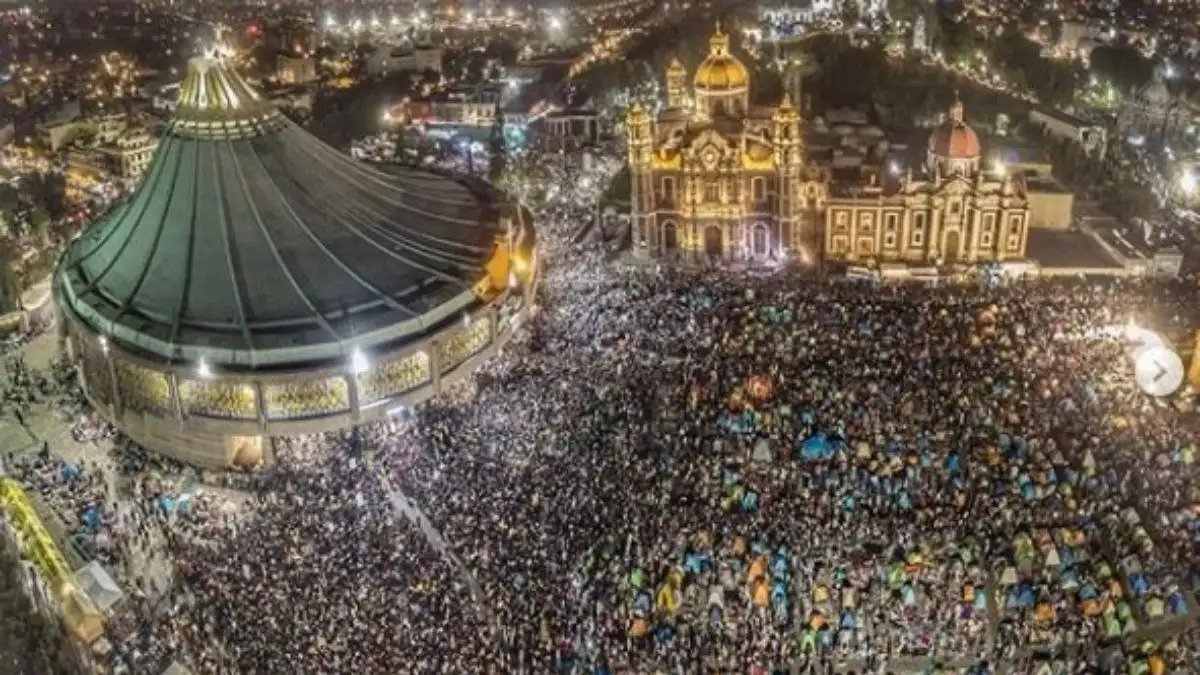 Virgen de Guadalupe más de 3 millones han visitado la Basílica