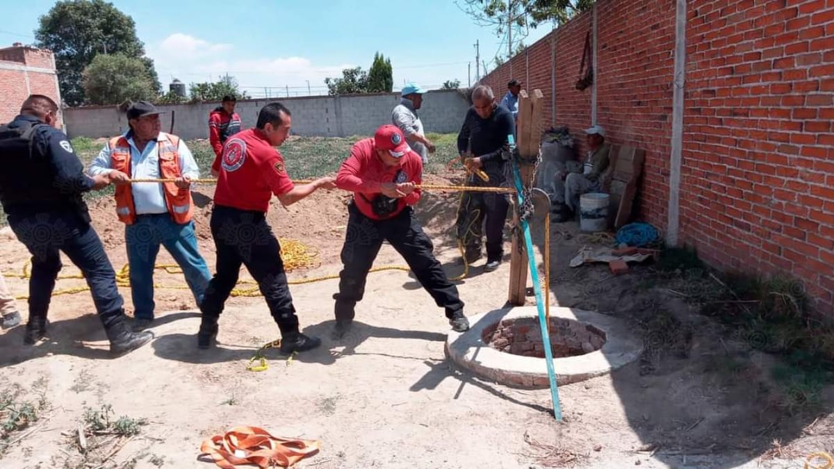 Hombre Ebrio Cae A Un Pozo En Coronango