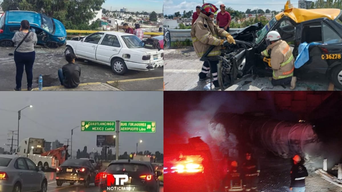 Periférico Puebla 143 accidentes mensuales en 2022