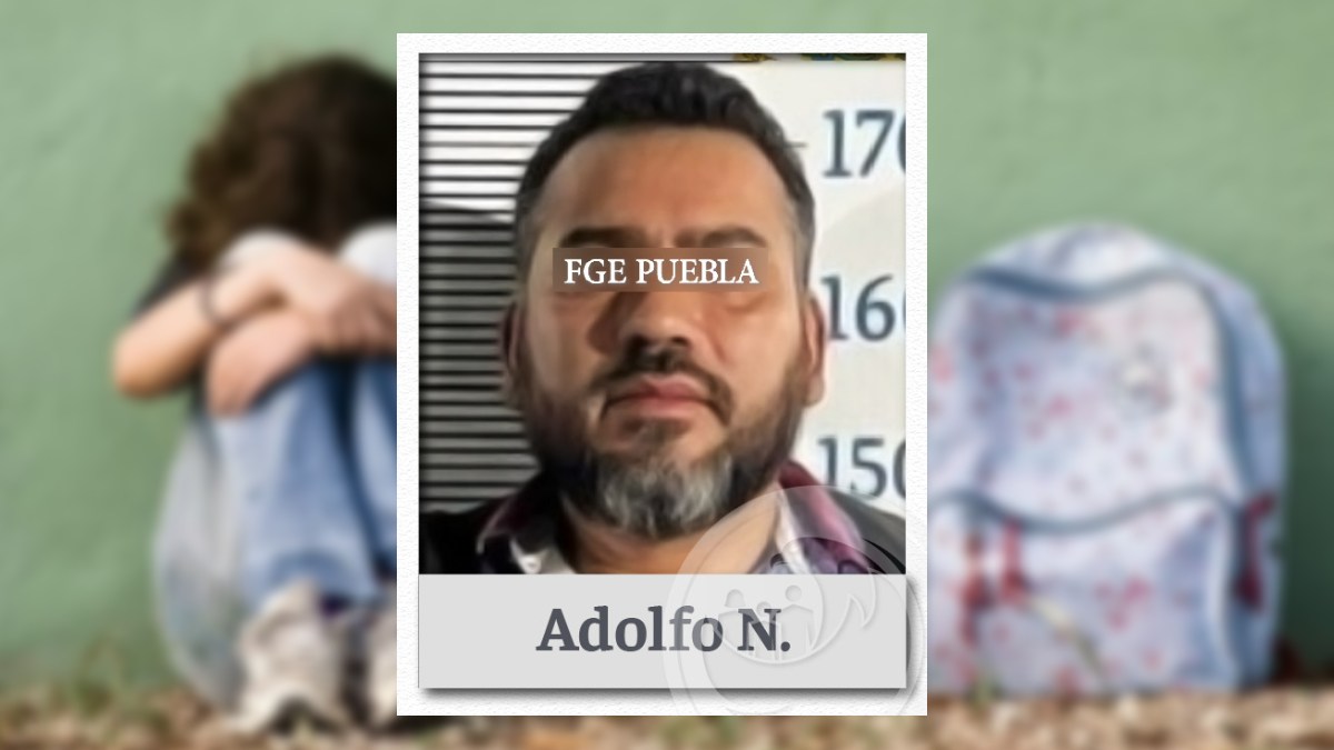 Adolfo abusó sexualmente de su alumna de 9 años en Puebla