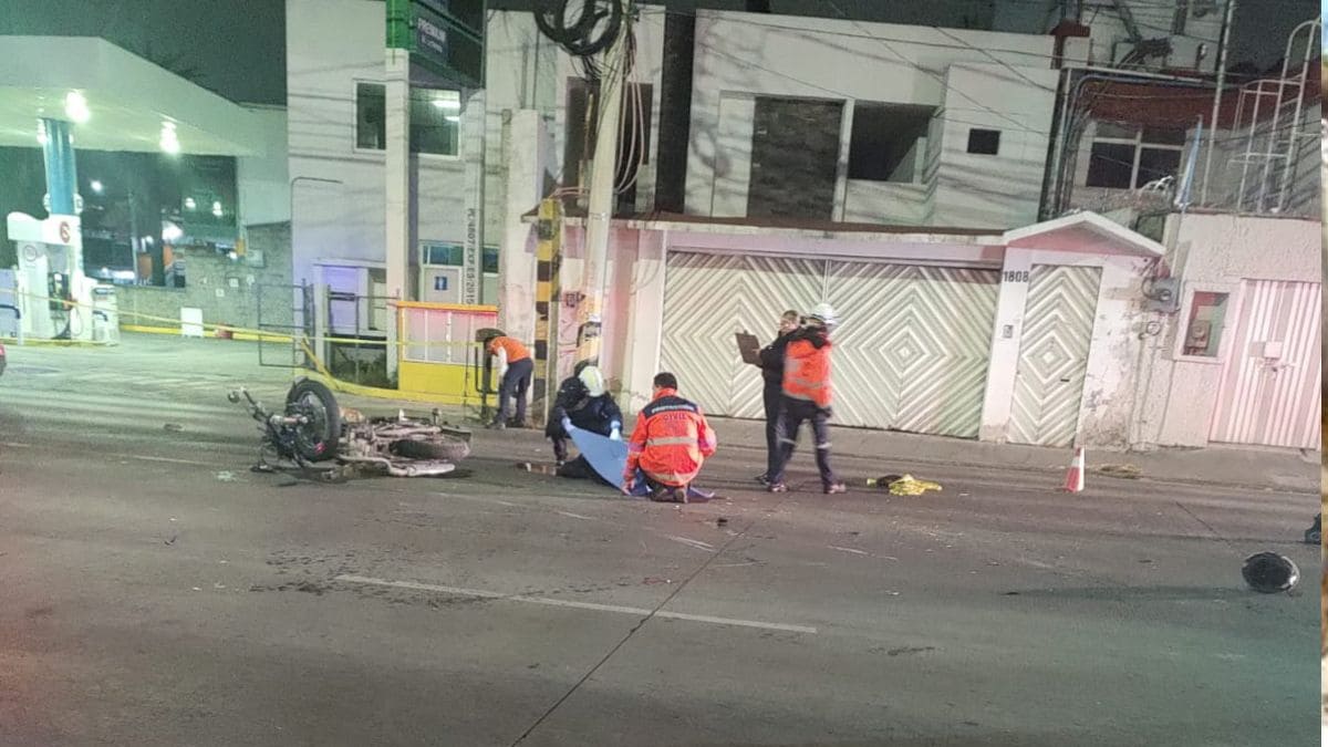 Muere Motociclista Tras Embestirse Contra Camioneta En Puebla