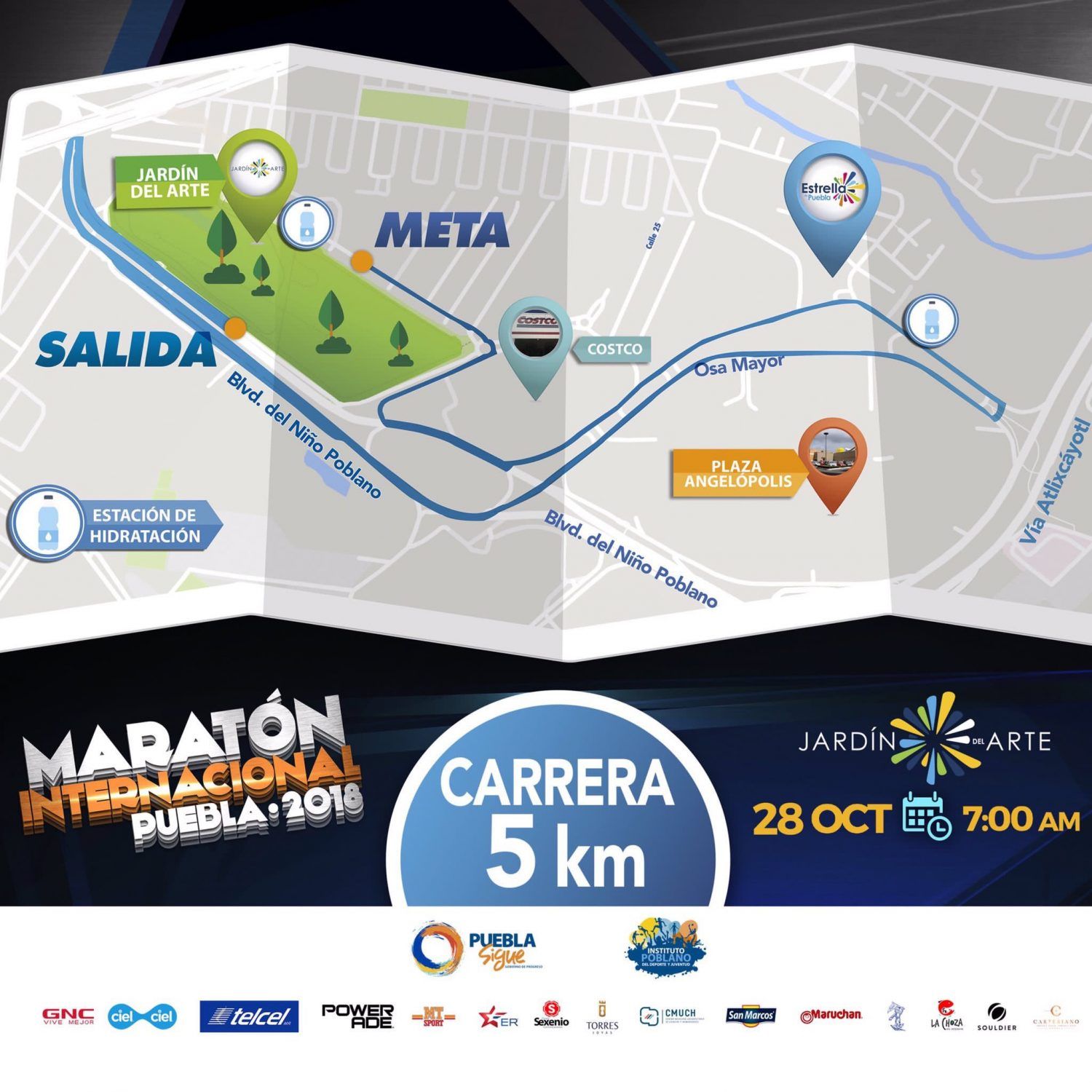 ¿Listos para el Maratón Internacional en Puebla?, este será el