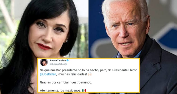 Tunden' a Susana Zabaleta por felicitar a Biden 