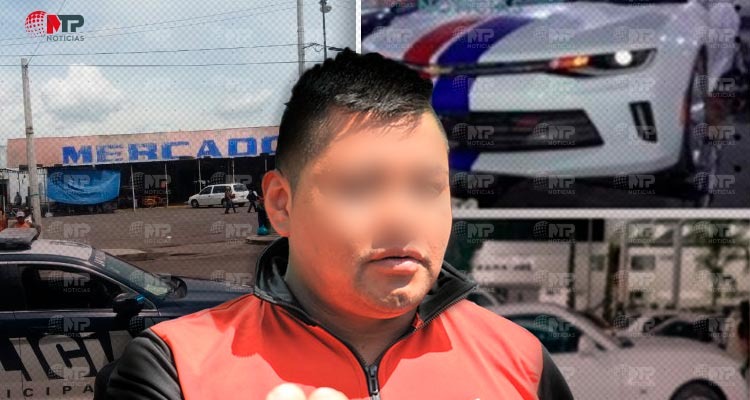 'El Grillo' delincuente que operaba en el mercado Morelos, en Puebla.