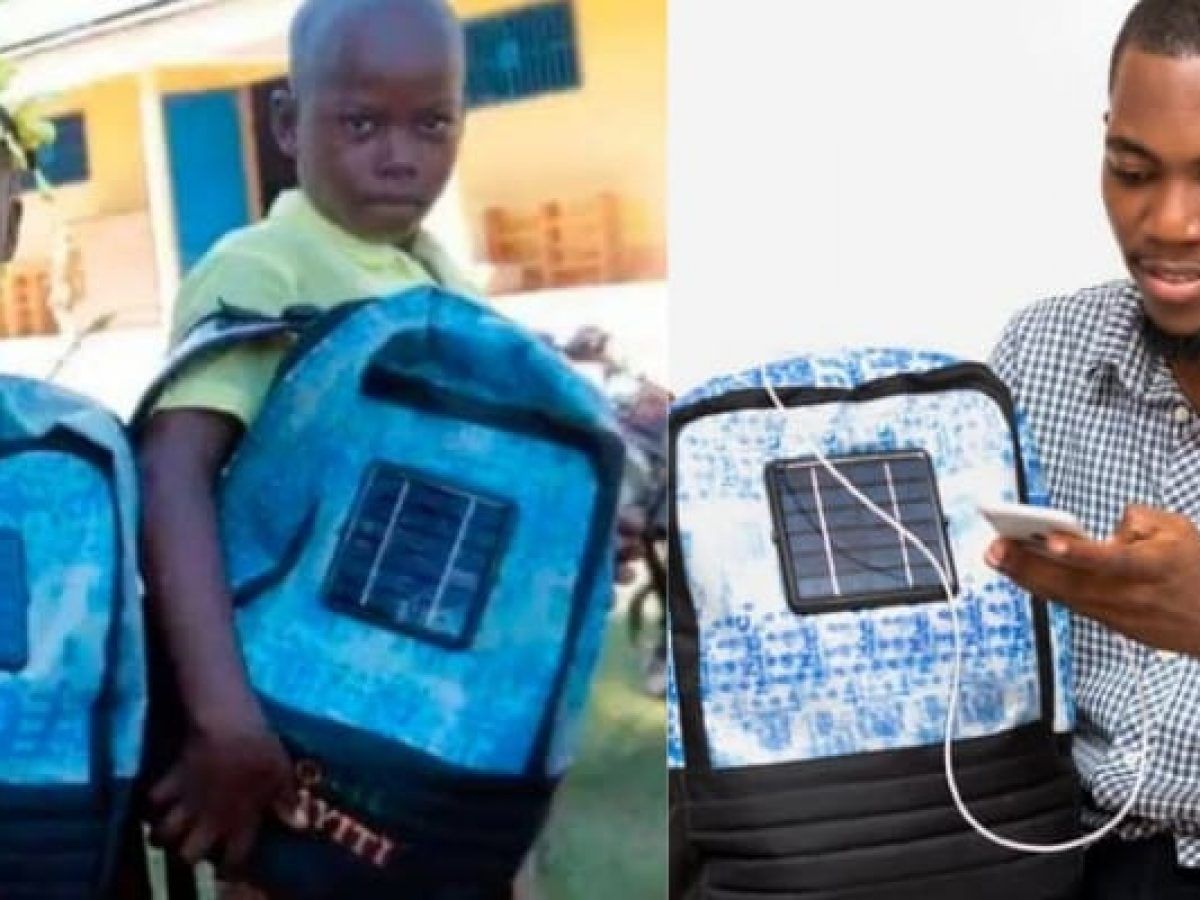 Joven crea mochila solar para estudiantes en Haití, podrán estudiar con luz  en casa