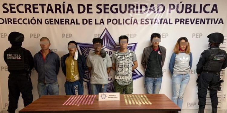 'El Pelón del Sur' en Puebla líder narcomenudista, detención de seis integrantes de su banda