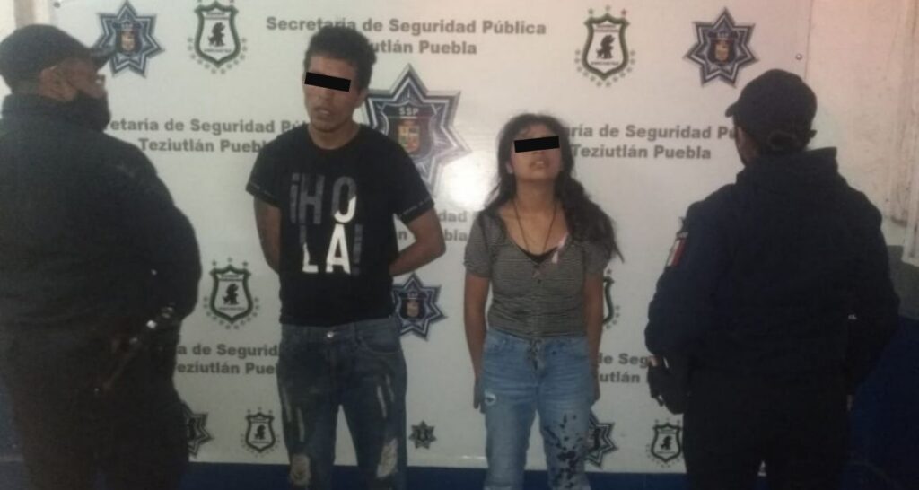 Policías de Teziutlán detienen a ladrones
