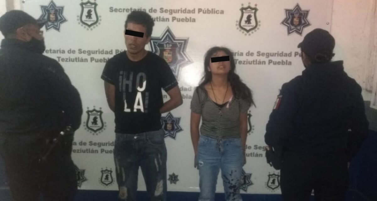 Policías de Teziutlán detienen a ladrones