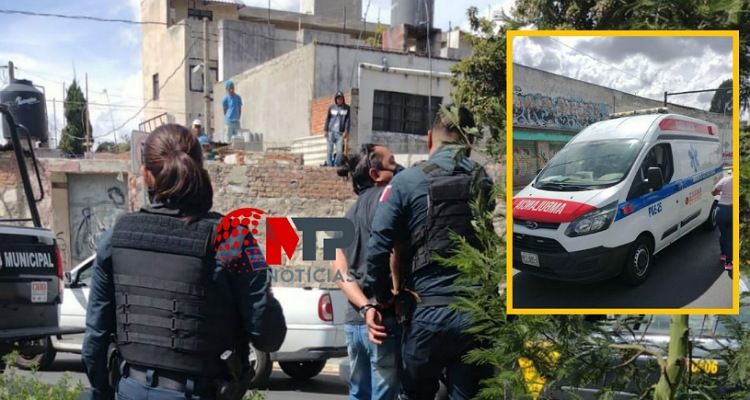 Hombre roba ambulancia en Xonaca, Puebla