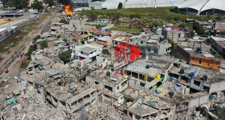 Así luce Xochimehuacán tras explosiones