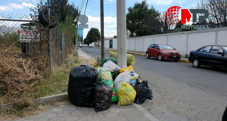 Angon sigue sin encargarse de recolección de basura en San Pedro Cholula