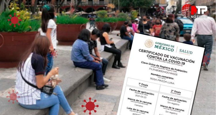 certificado vacunación Puebla