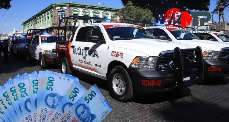 patrullas dinero Puebla