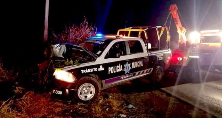 Policías de tehuacán lesionados