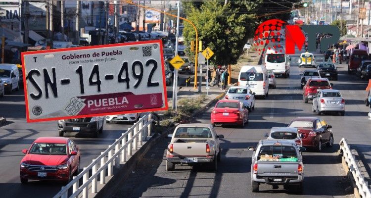 canje placas Puebla