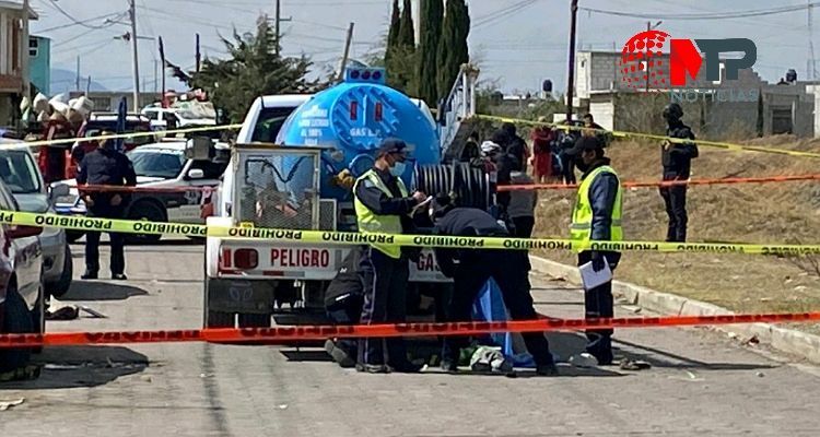 Muere niño de dos años atropellado por pipa de gas en Serdán