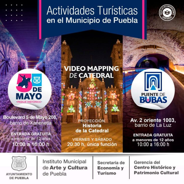 Gran Paseo de Puebla y hay exposiciones