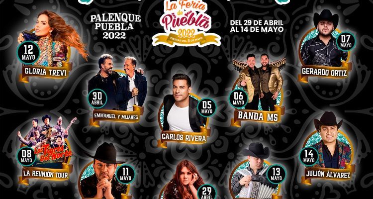 cantantes Feria Puebla