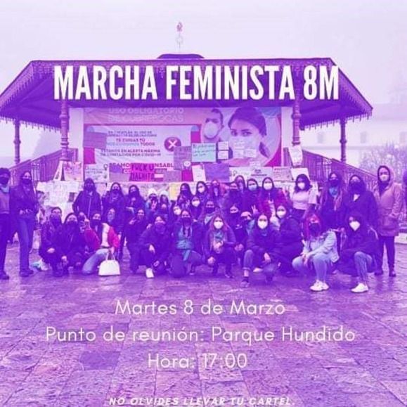 marcha feminista Puebla