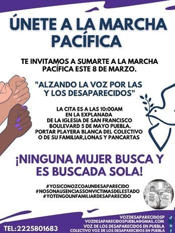 marcha Puebla marzo