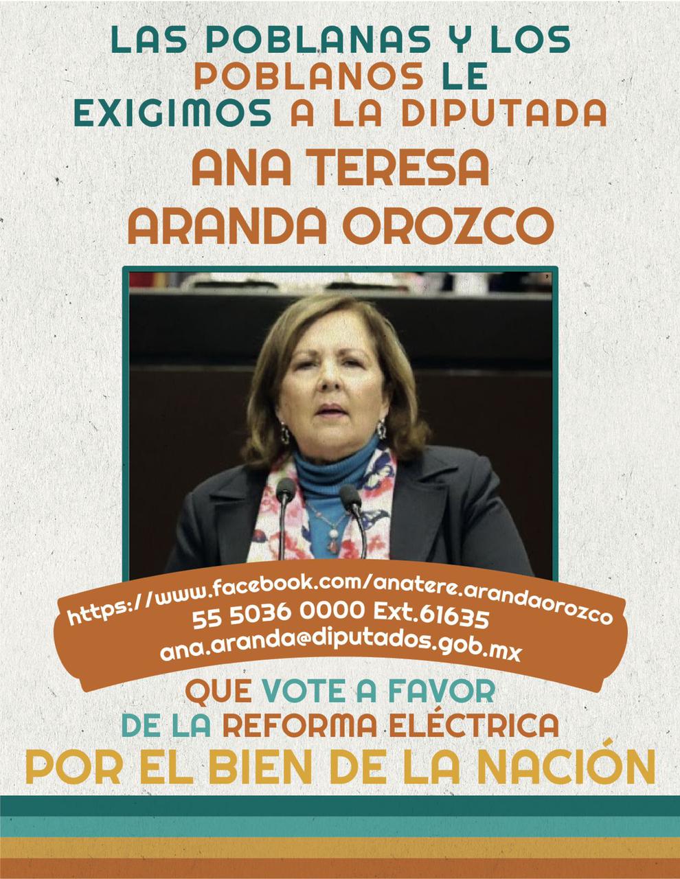 Diputados federales del Pan de Puebla reciben mensaje para votar por Reforma Eléctrica de AMLO