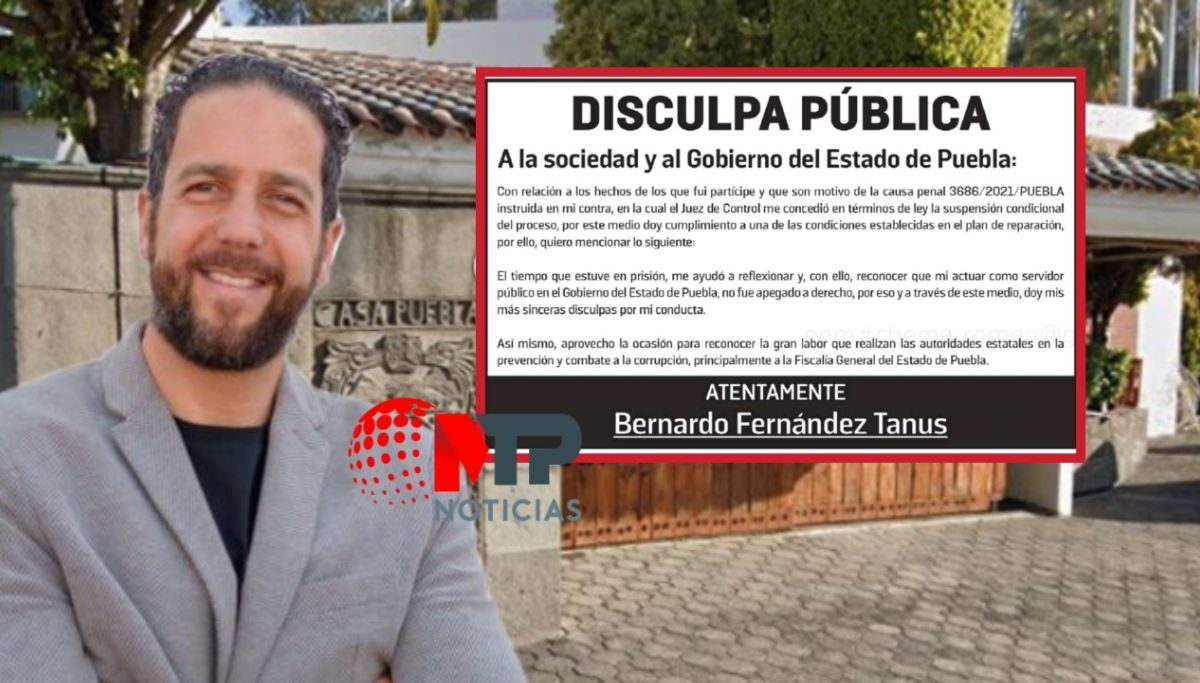 Bernardo Fernández Tanús se disculpa públicamente
