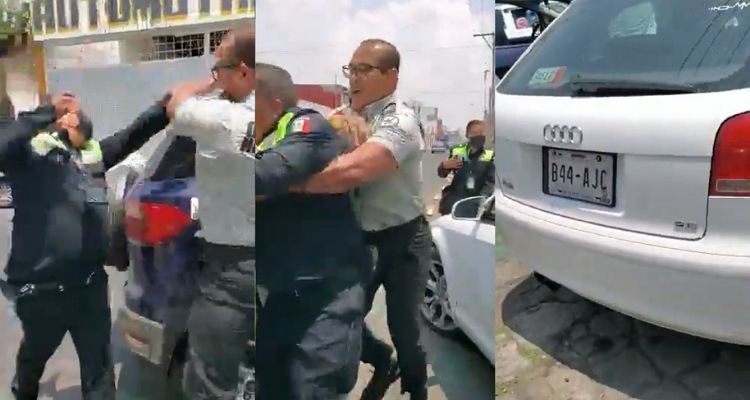 Exagente de la Guardia Nacional que agredió policías en Puebla adeuda tenencias