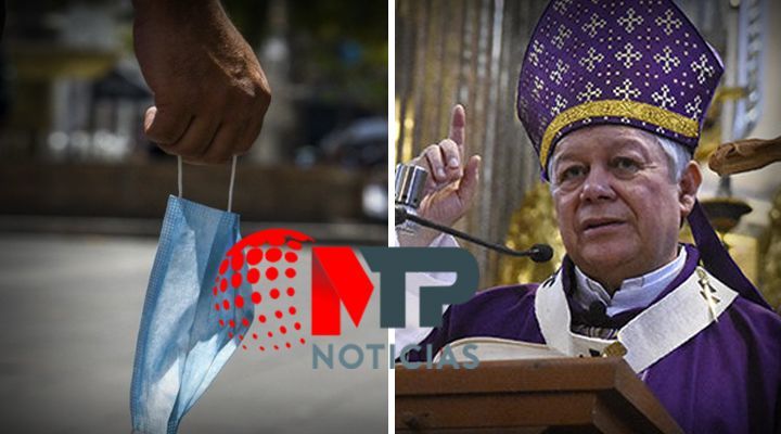 Arquidiócesis de Puebla pide responsabilidad con uso voluntario de cubrebocas
