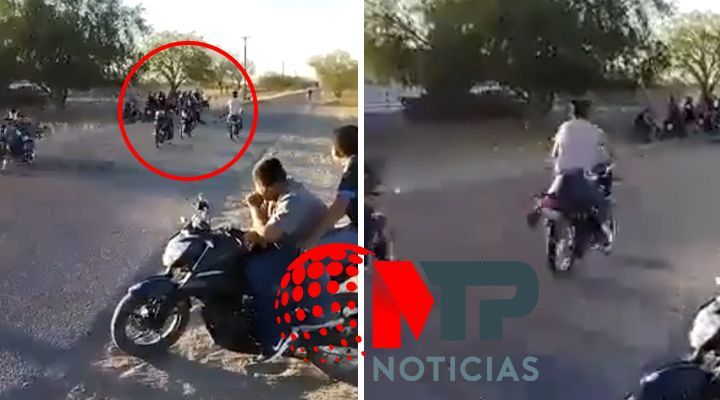 Este martes se dio a conocer un crudo video en el que se observa como dos jóvenes se impactan con unas motocicletas.