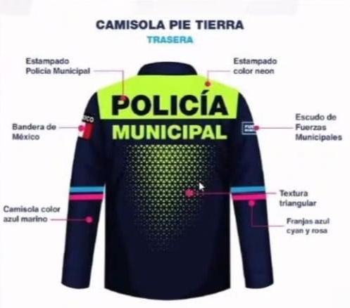 Así será la nueva imagen de la policía de Puebla capital