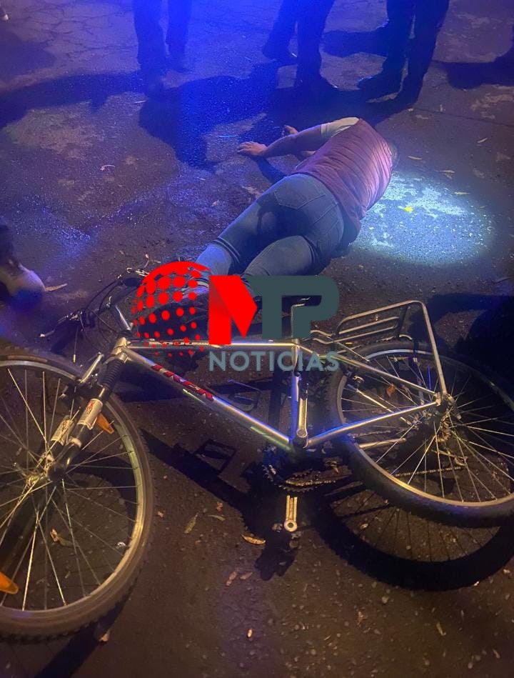 ciclista baleado en Bugambilias