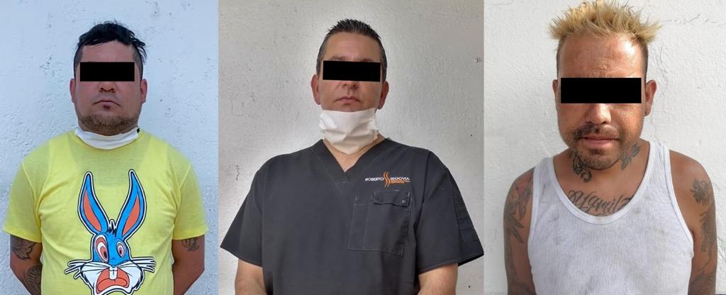 Detienen a tres hombres en Puebla