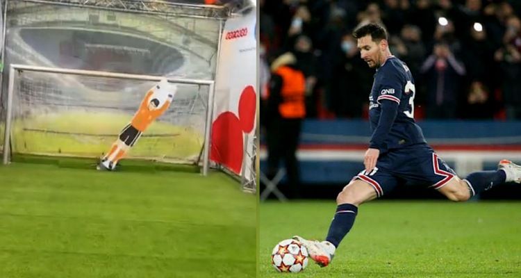 Messi vs robot en Qatar