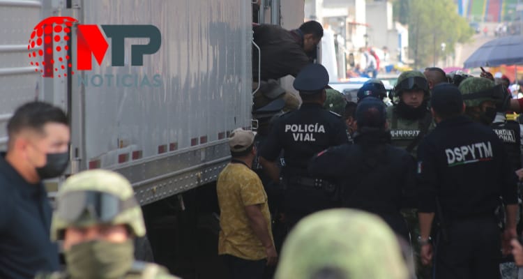Migrantes centroamericanos detenidos