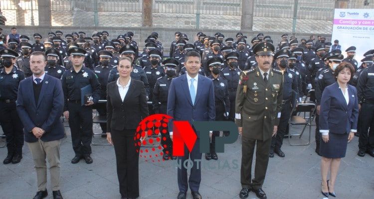 policías Puebla graduación
