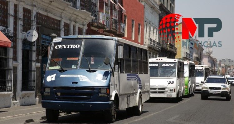 Puebla transporte público choferes