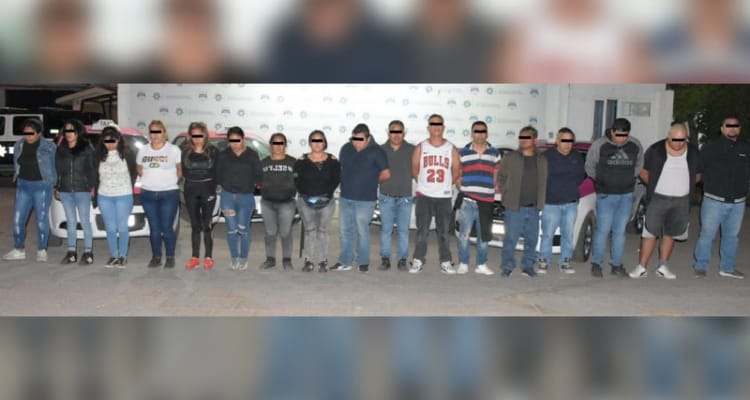 Presuntos ladrones de la Feria de Puebla