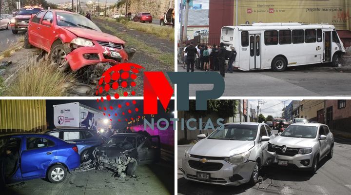 Accidentes automovilisticos dejan 3 mil 649 lesionados Puebla