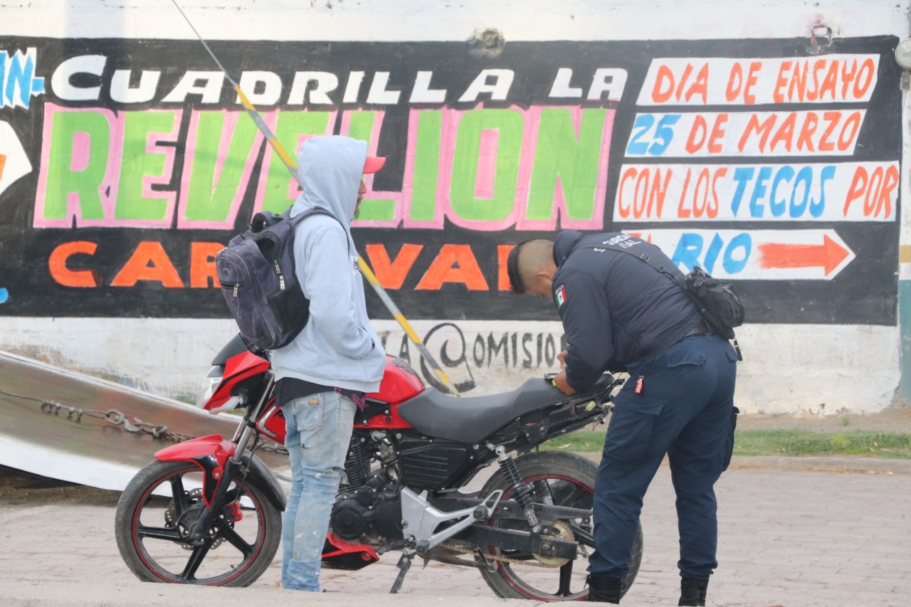 San Pedro Cholula operativo motocicletas