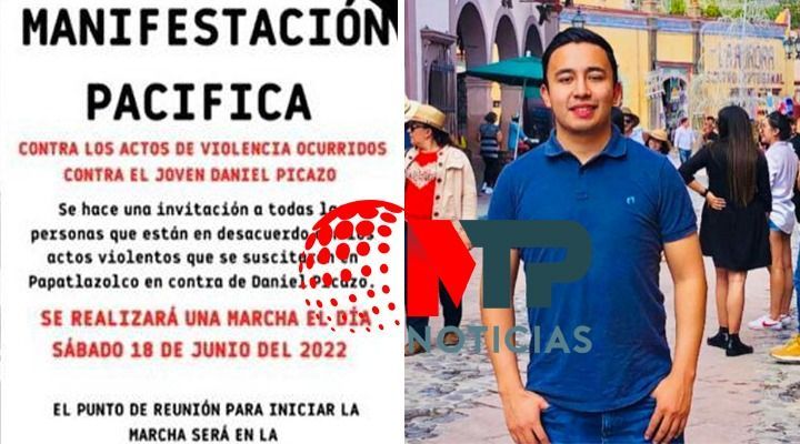 Daniel Picazo Marcha pacífica Puebla