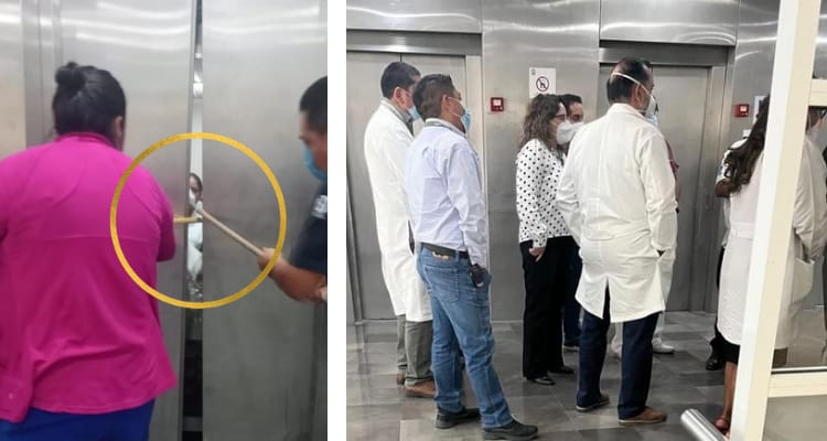 Dos lesionados dejó caída de elevador del IMSS La Margarita,