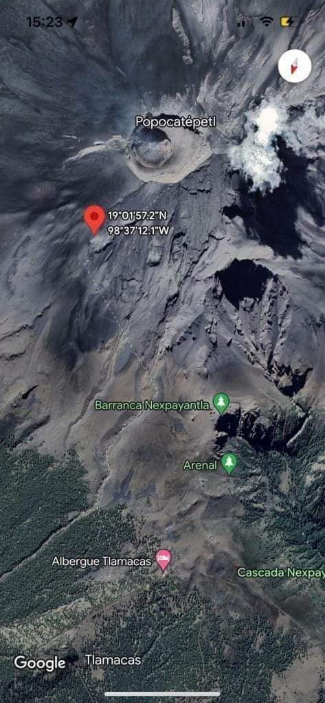 Alpinistas quedan atrapados en el Popocatépetl