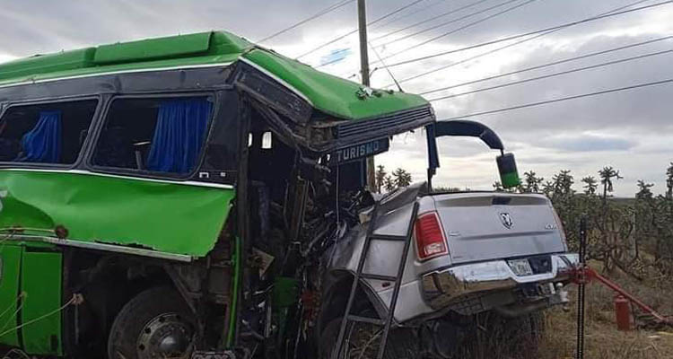 cuatro muertos guanajuato choque autobus puebla