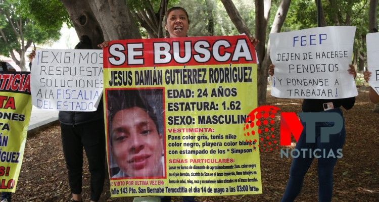 Jesús Damián desapareció hace un mes en Puebla