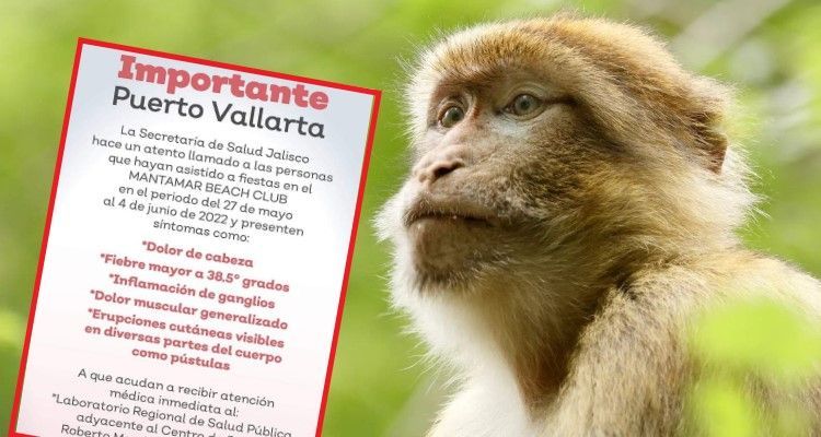 Detectan caso de viruela del mono en Puerto Vallarta