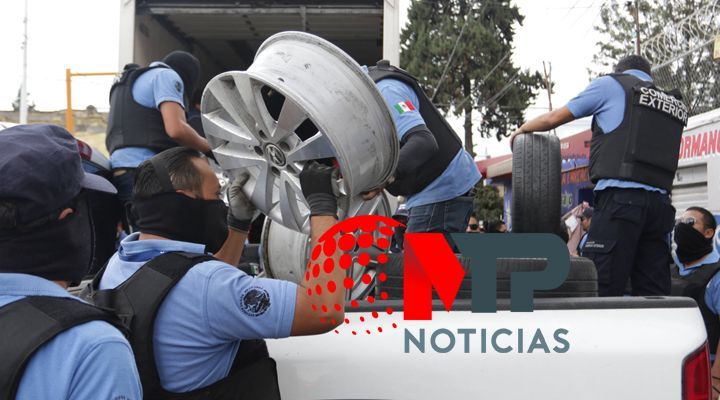 Calle 46 poniente los operativos contra la venta de autopartes robadas en Puebla