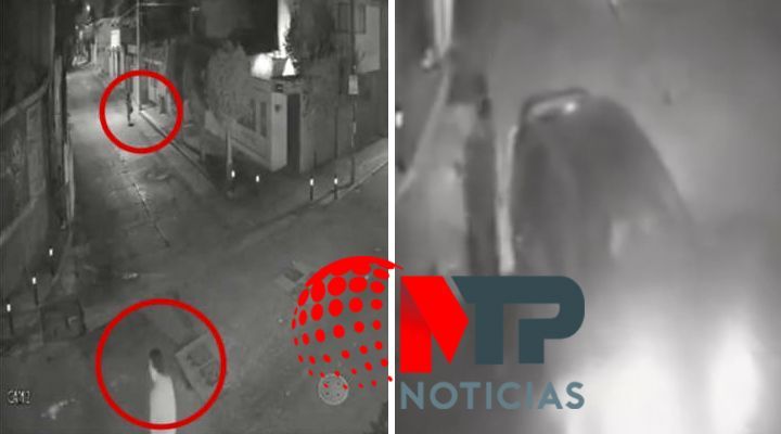 Captan a hombre persiguiendo a mujer por calles Puebla