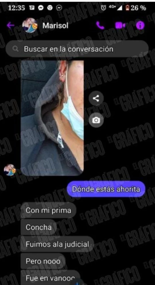 revelan chat de Margarita Cecena antes de ser quemada